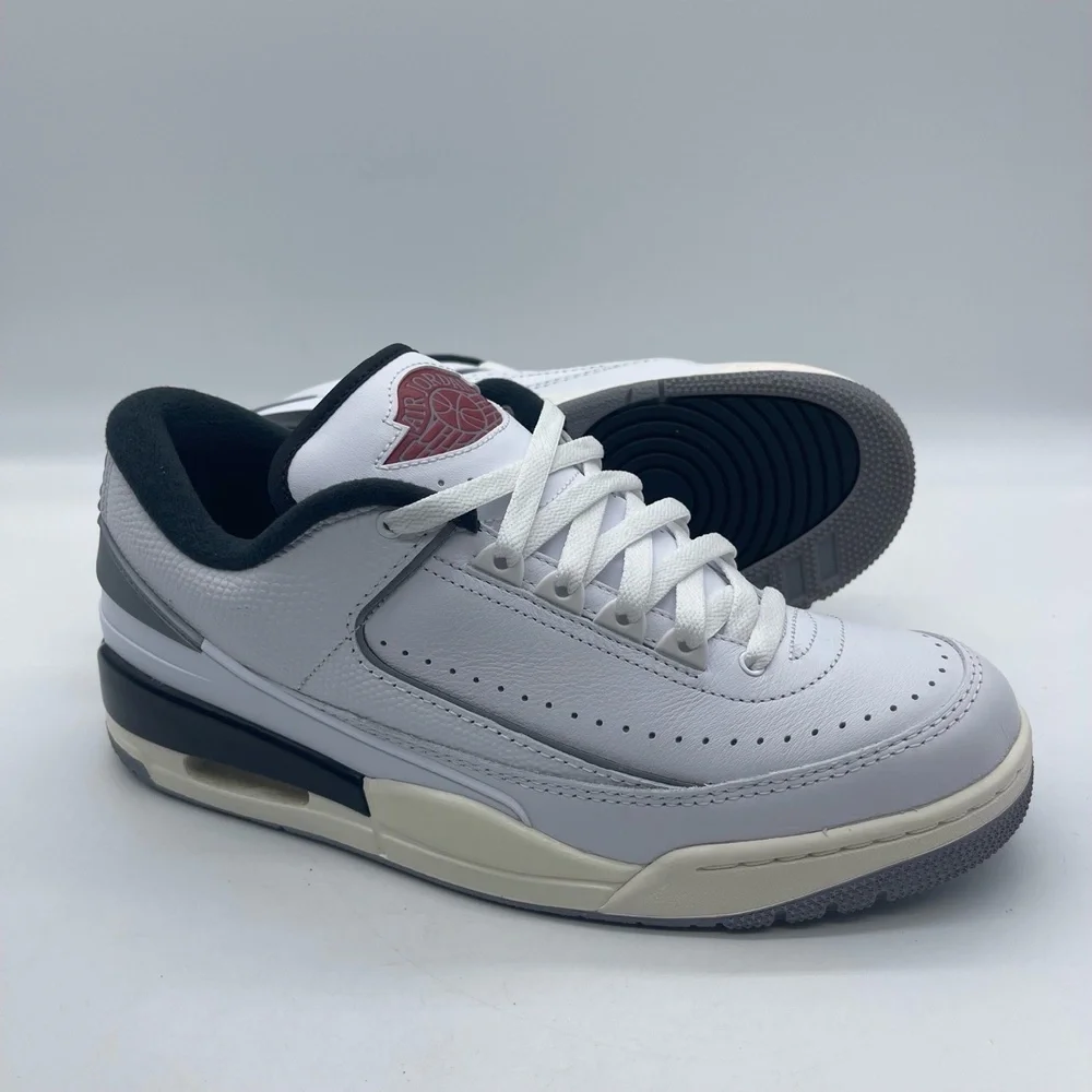 Nike Air Jordan 2/3 FD0383-148 Men's Size 10 Shoes White Black Athletic Sneakers